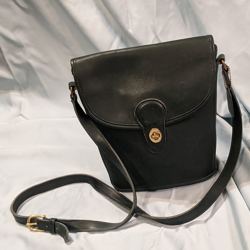 Green Coach satchel
